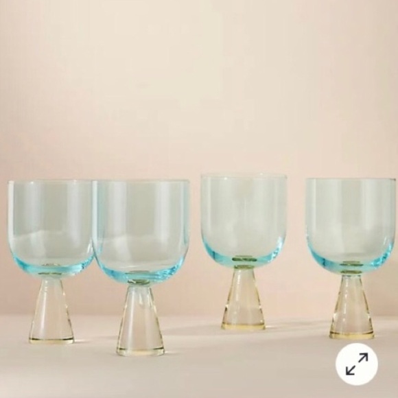 Anthropologie Wine Glass New With Tag - Picture 3 of 10